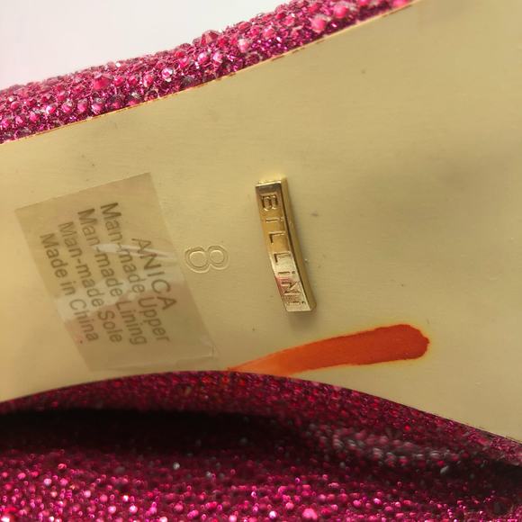 Free People X Billini Disco Rodeo Embellished Boots Pink Rhinestone Size US 8 - Picture 9 of 11